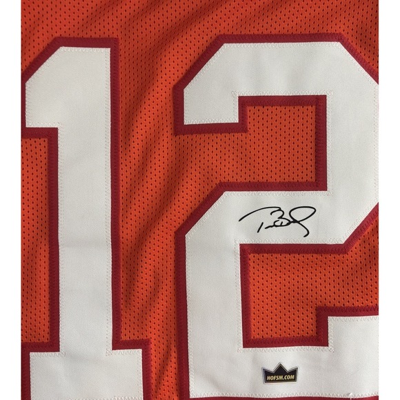 Tampa Bay Tom Brady Facsimile Autographed Orange Retro Auto Jersey Size Men's XL - Picture 10 of 15